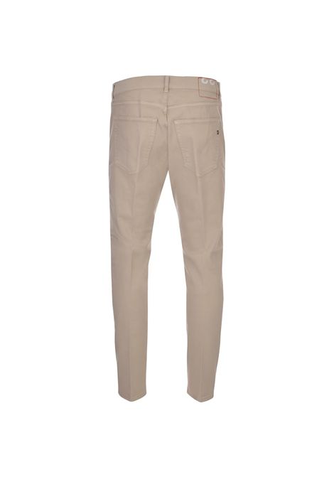 Pantalone Dondup Dian uomo UP576BS0030 PTD Beige carrot bottone cerniera DONDUP | Pantaloni | UP576BS0030 PTD010